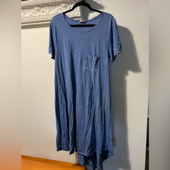 LuLaRoe Acid Washed Carly Dress - Picture 1 of 1